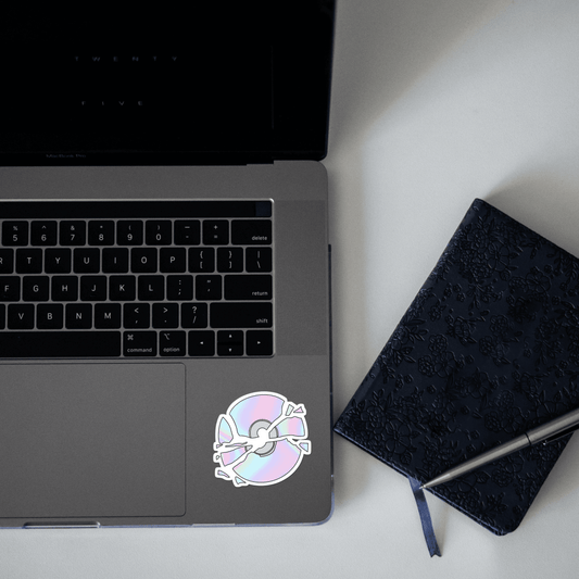 Broken Record Sticker - sticckiz.com