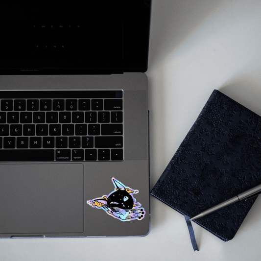 Squish Cat Head Sticker - sticckiz.com