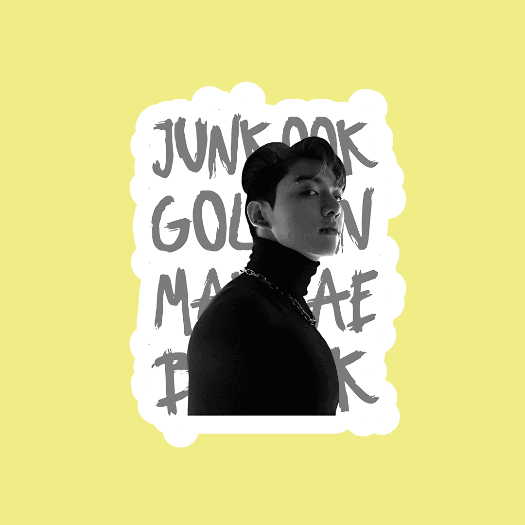 Korean artist sticker v4 - sticckiz.com
