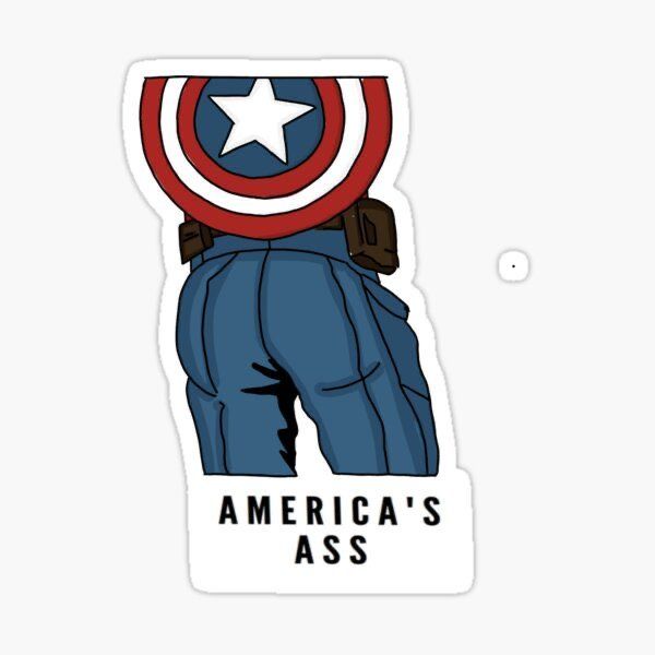 America's A## Marvel Sticker