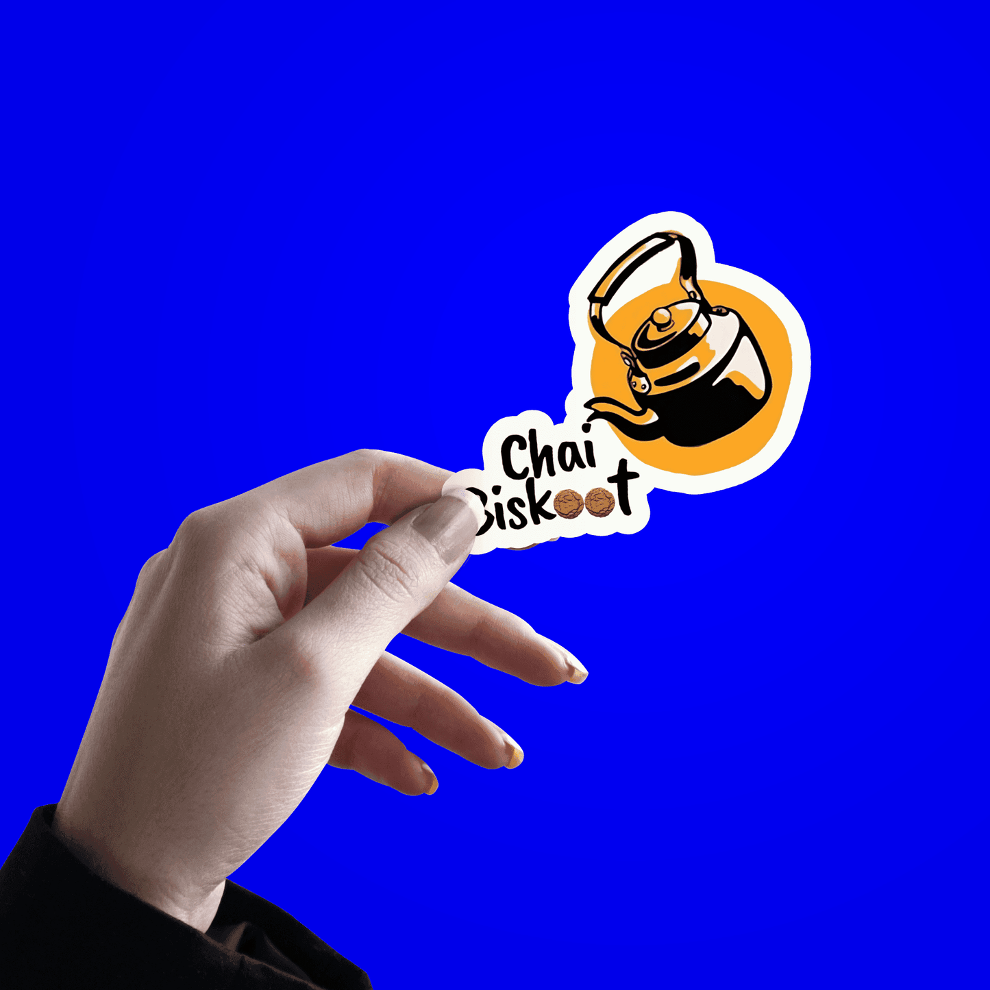 Chai Biskoot Sticker - sticckiz.com