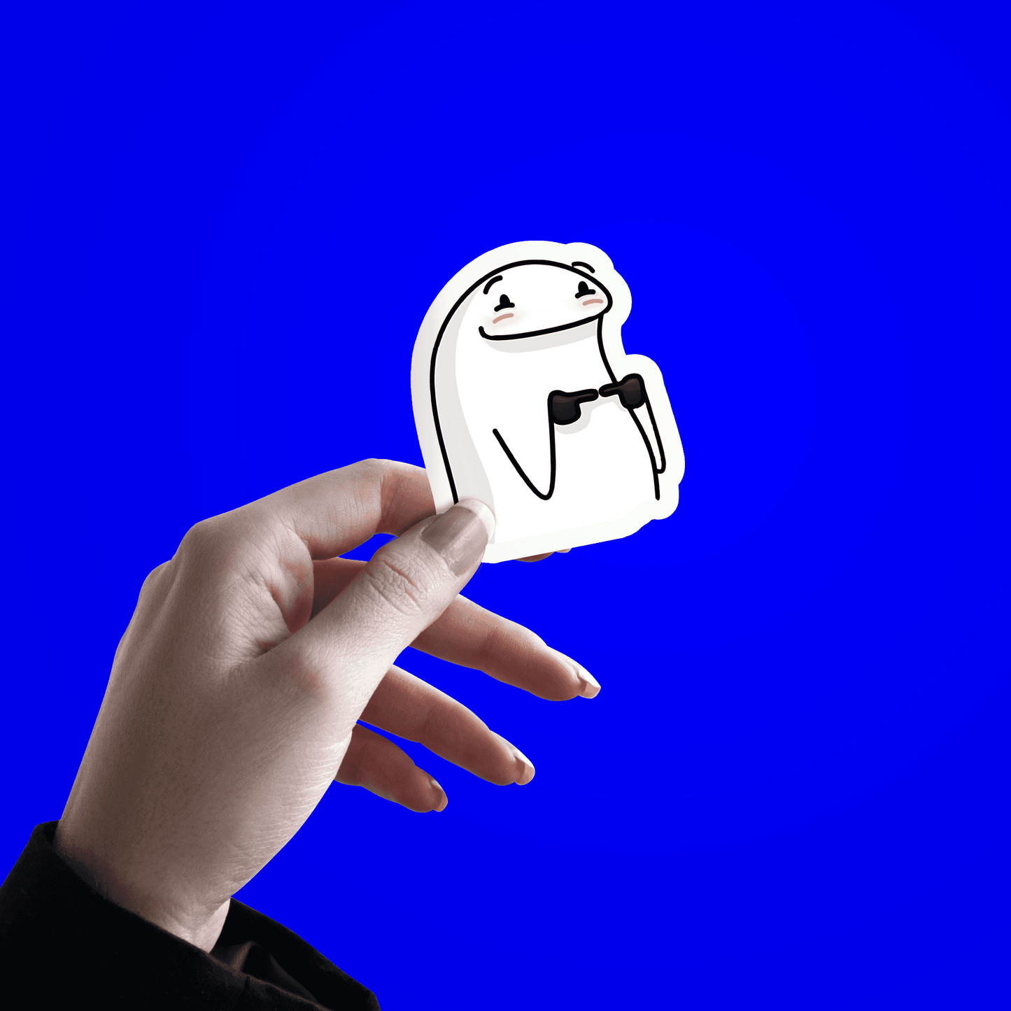 Flork bashful Sticker - sticckiz.com