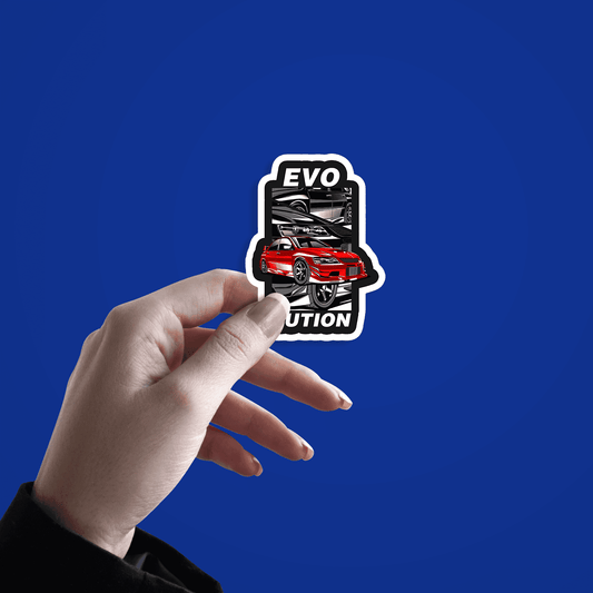 Car Automotive Evolution Sticker - sticckiz.com