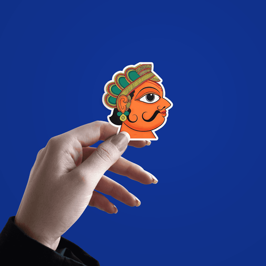 Rajasthani art culture Sticker - sticckiz.com