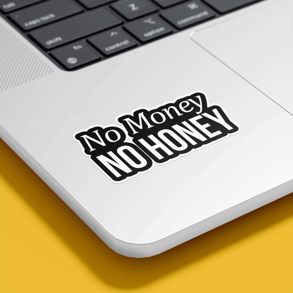 No Money Sticker - sticckiz.com