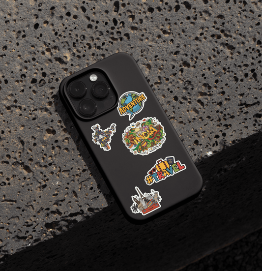 travel mini sticker sheet 1 - sticckiz.com