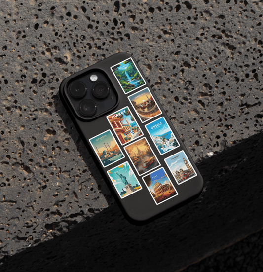 World famous places Mini Sticker Sheet 1 - sticckiz.com