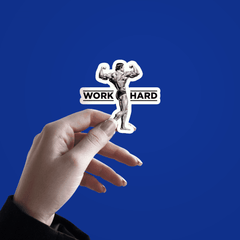 Work Hard Sticker - sticckiz.com