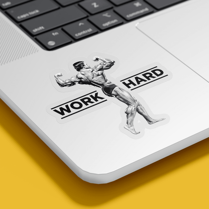 Work Hard Sticker - sticckiz.com