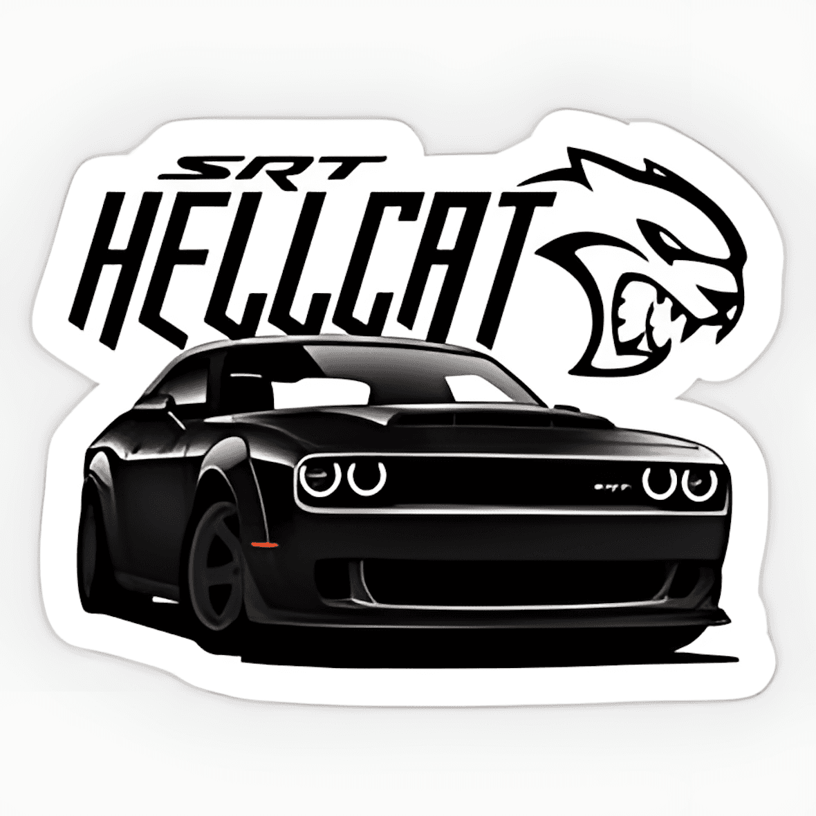 SRT Hellcat Mustang Sticker - sticckiz.com