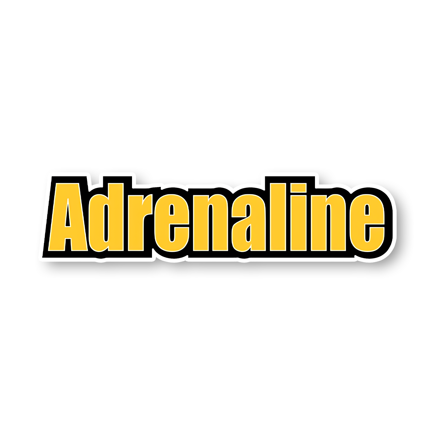 Adrenaline Sticker