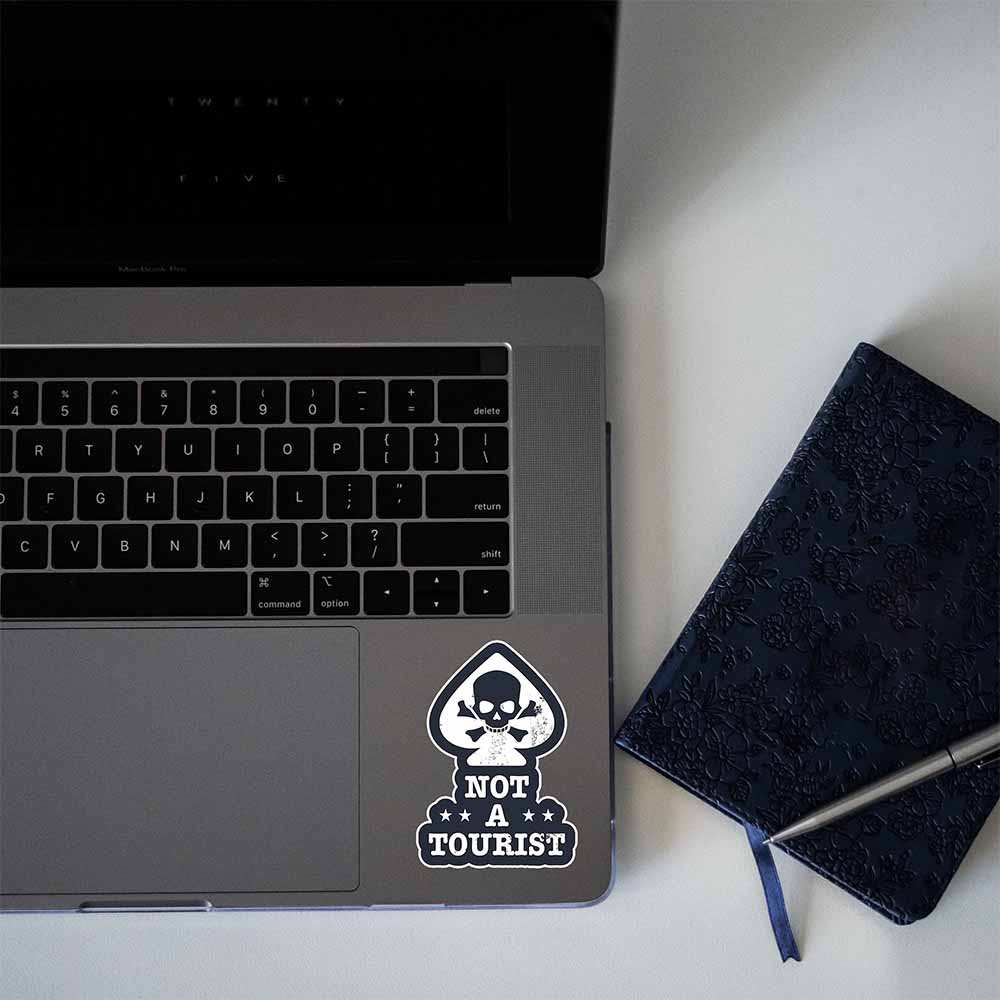 Not A Tourist Sticker - sticckiz.com