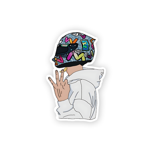 Daniel Ricciardo Numb Sticker