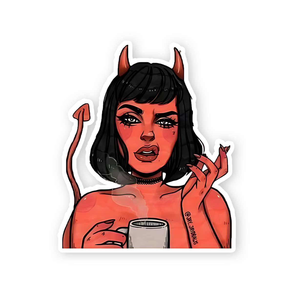 Demon girl Sticker