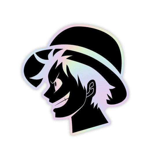 Monkey D. Luffy Holographic Sticker - sticckiz.com