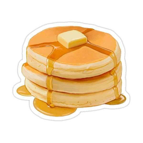Pancakes Sticker - sticckiz.com