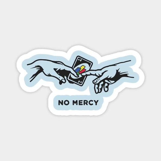 No mercy UNO Sticker - sticckiz.com