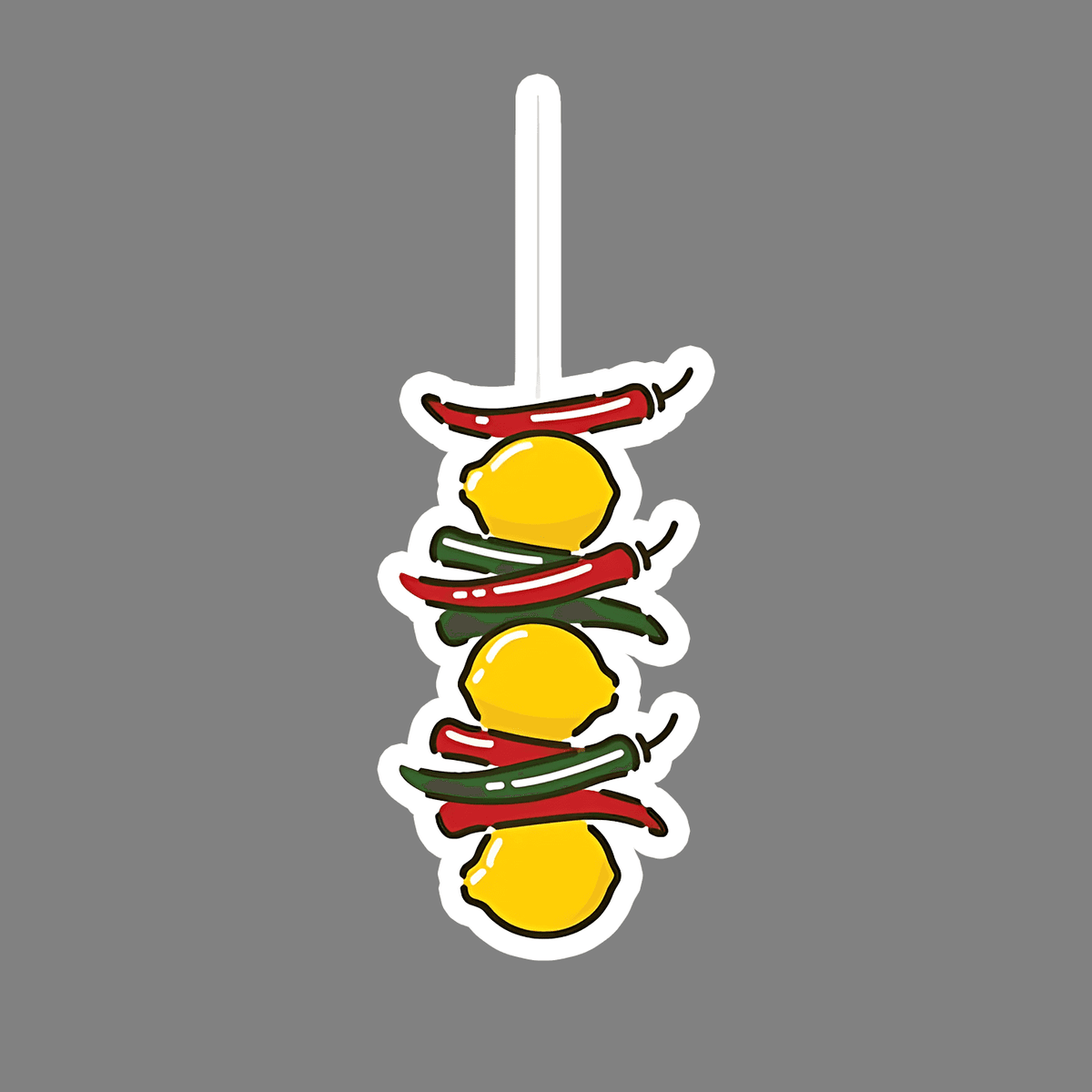 nimbu mirchi sticker - sticckiz.com