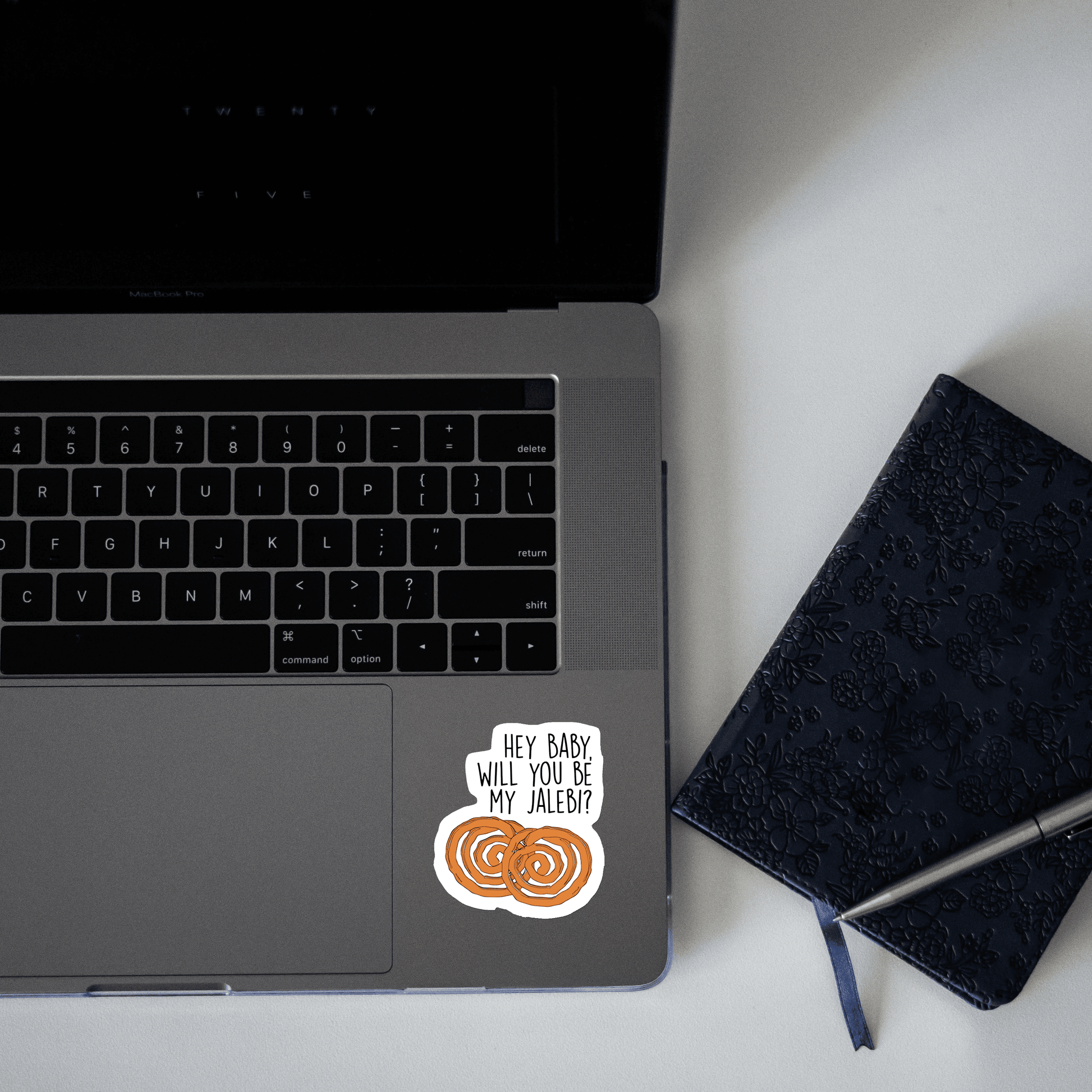 hey baby will you be my jalebi sticker - sticckiz.com