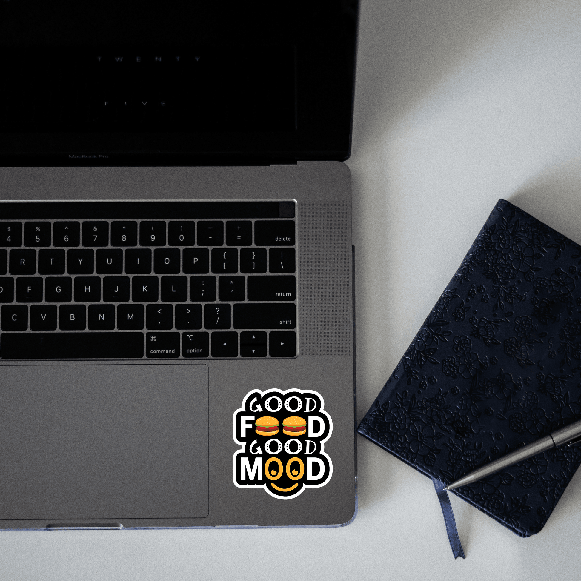 Good Food Good Mood Sticker - sticckiz.com