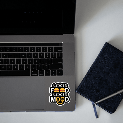 Good Food Good Mood Sticker - sticckiz.com