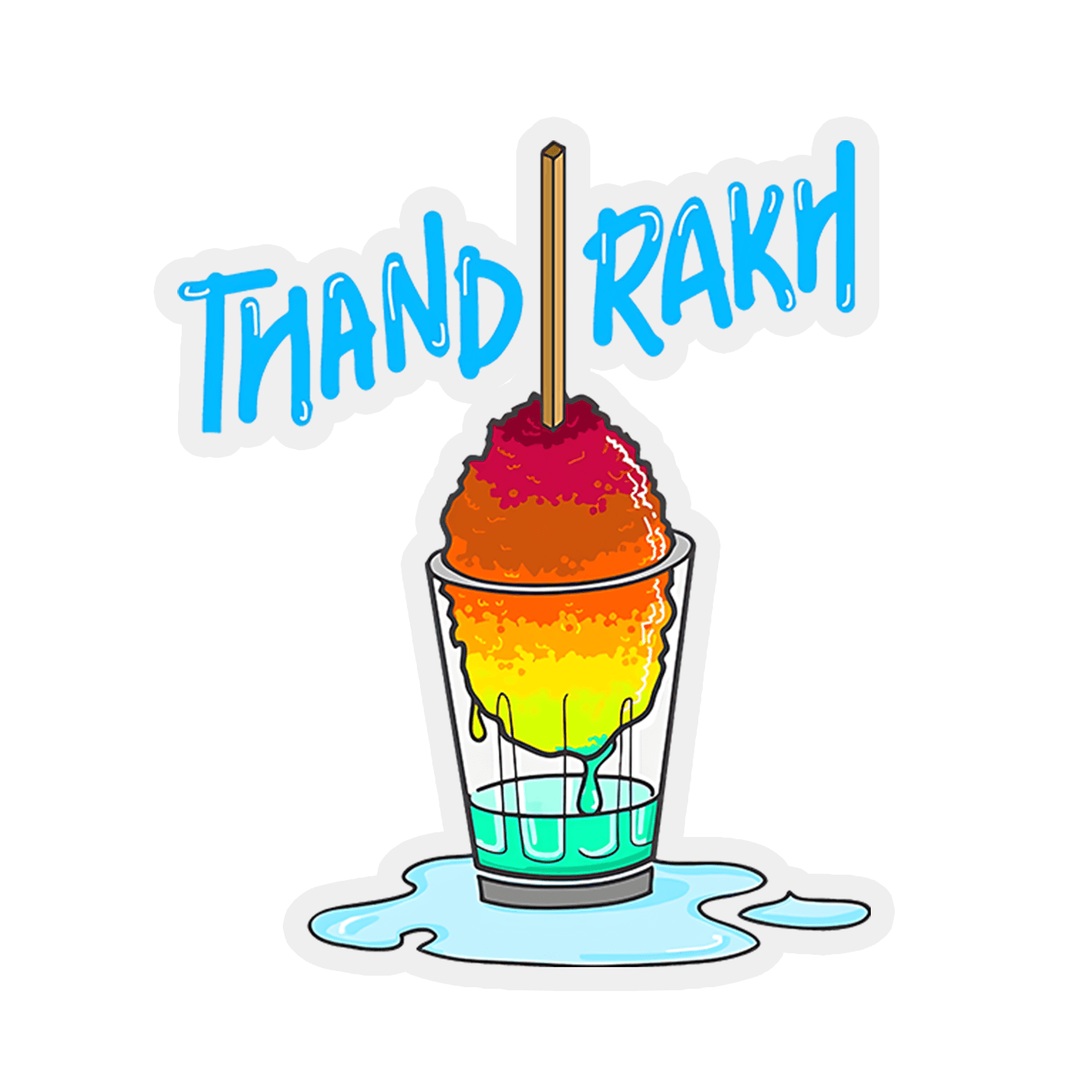 thand rakh sticker - sticckiz.com