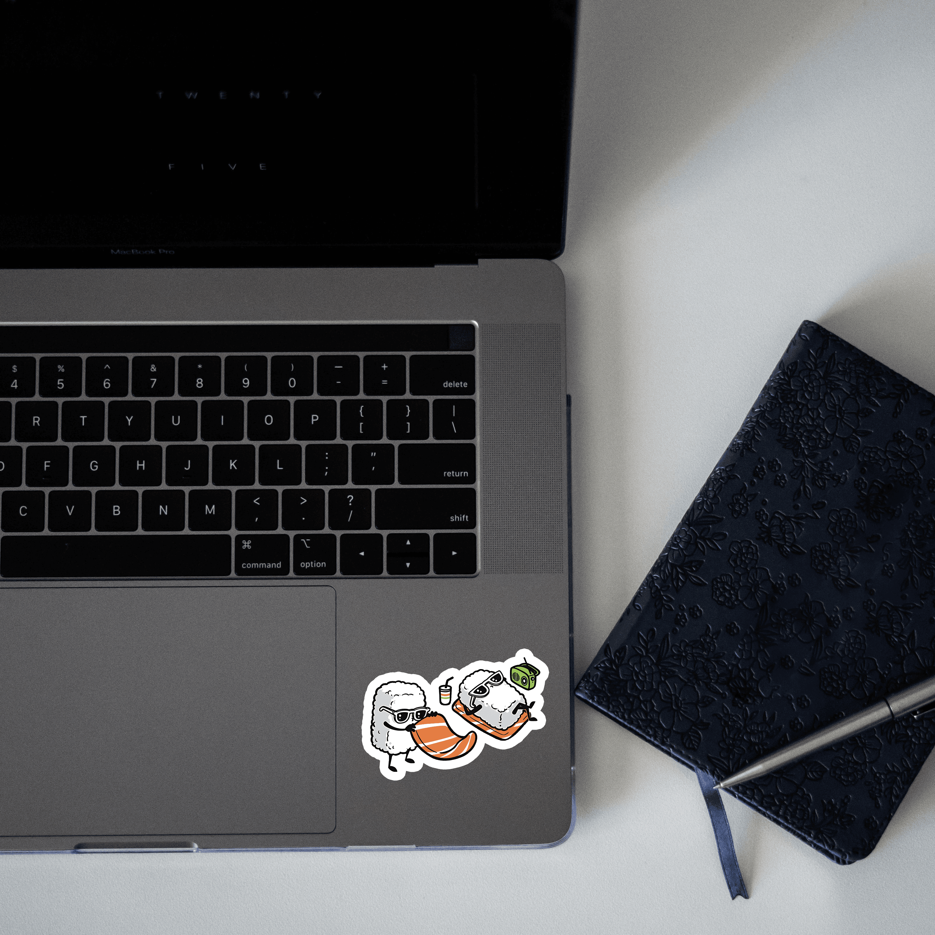 Sushi on the Beach Sticker - sticckiz.com