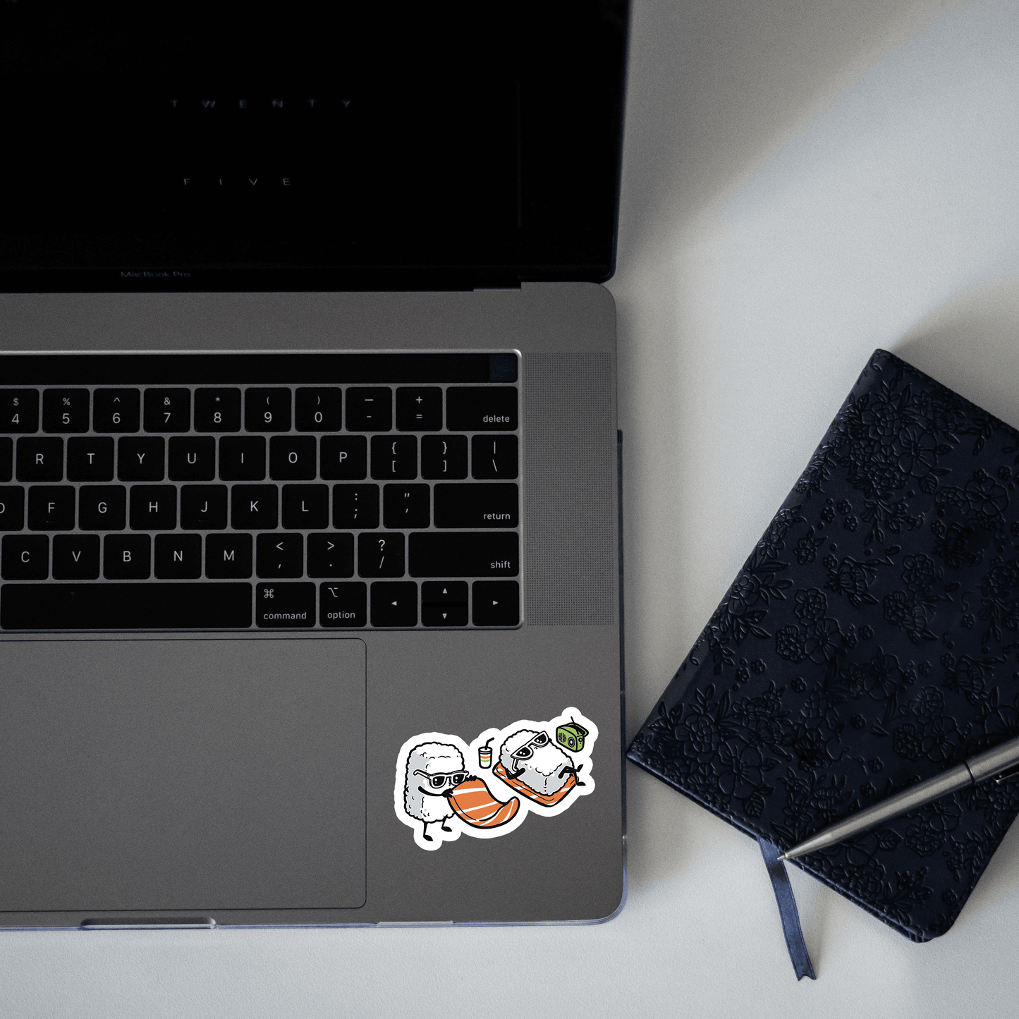 Sushi on the Beach Sticker - sticckiz.com