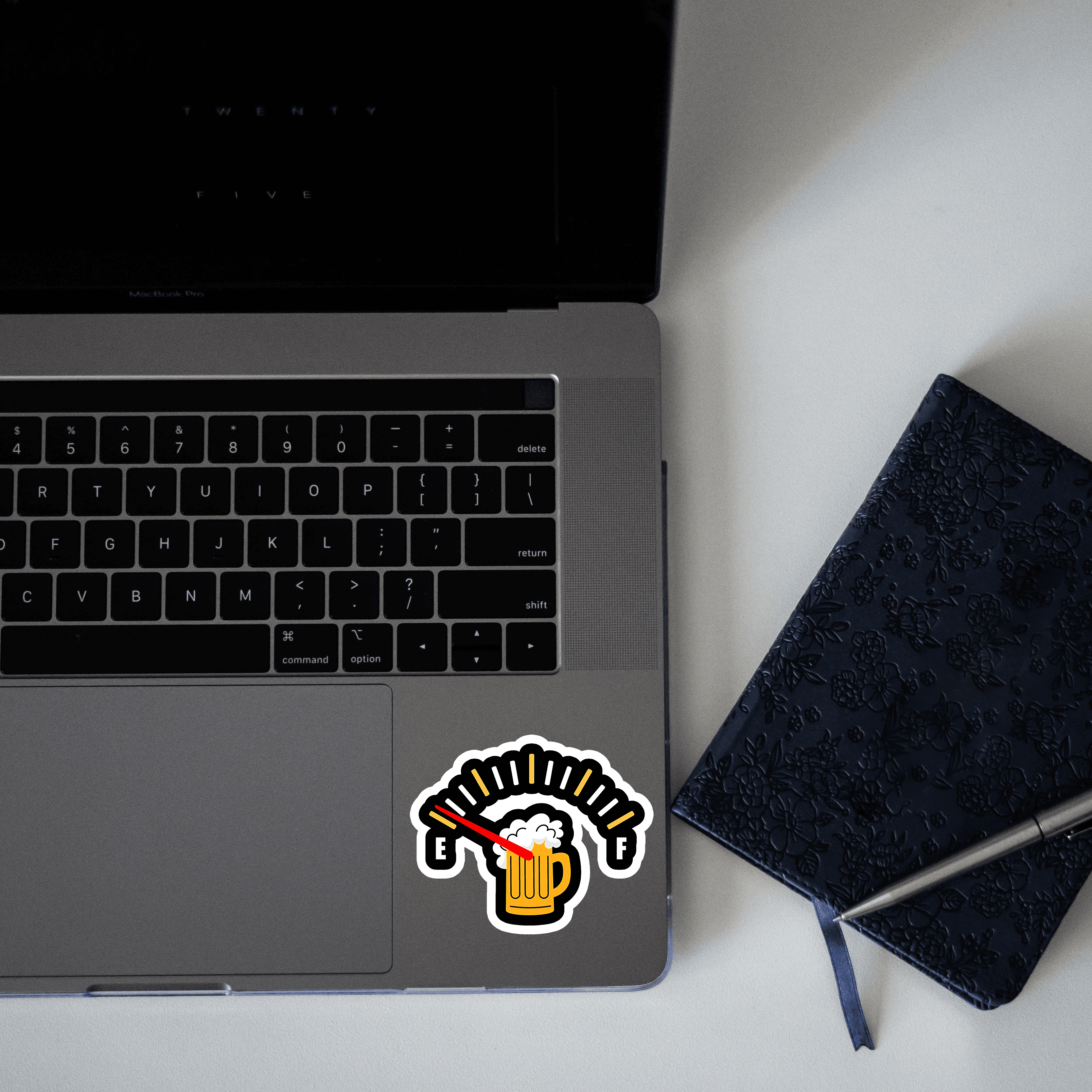 Low On Beer Sticker - sticckiz.com