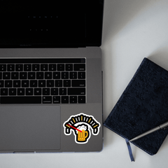 Low On Beer Sticker - sticckiz.com