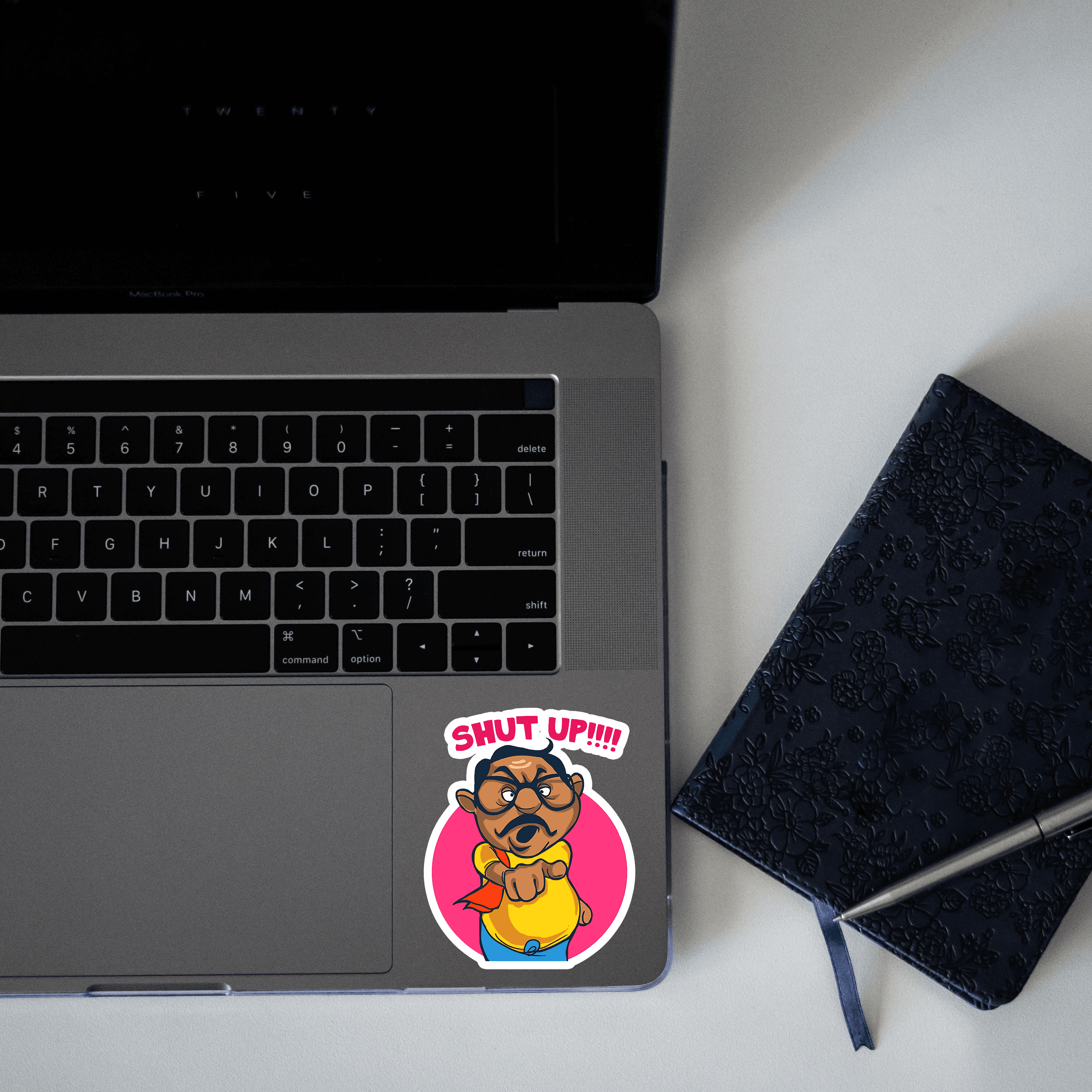 shut up!!! Aiyer anna sticker - sticckiz.com