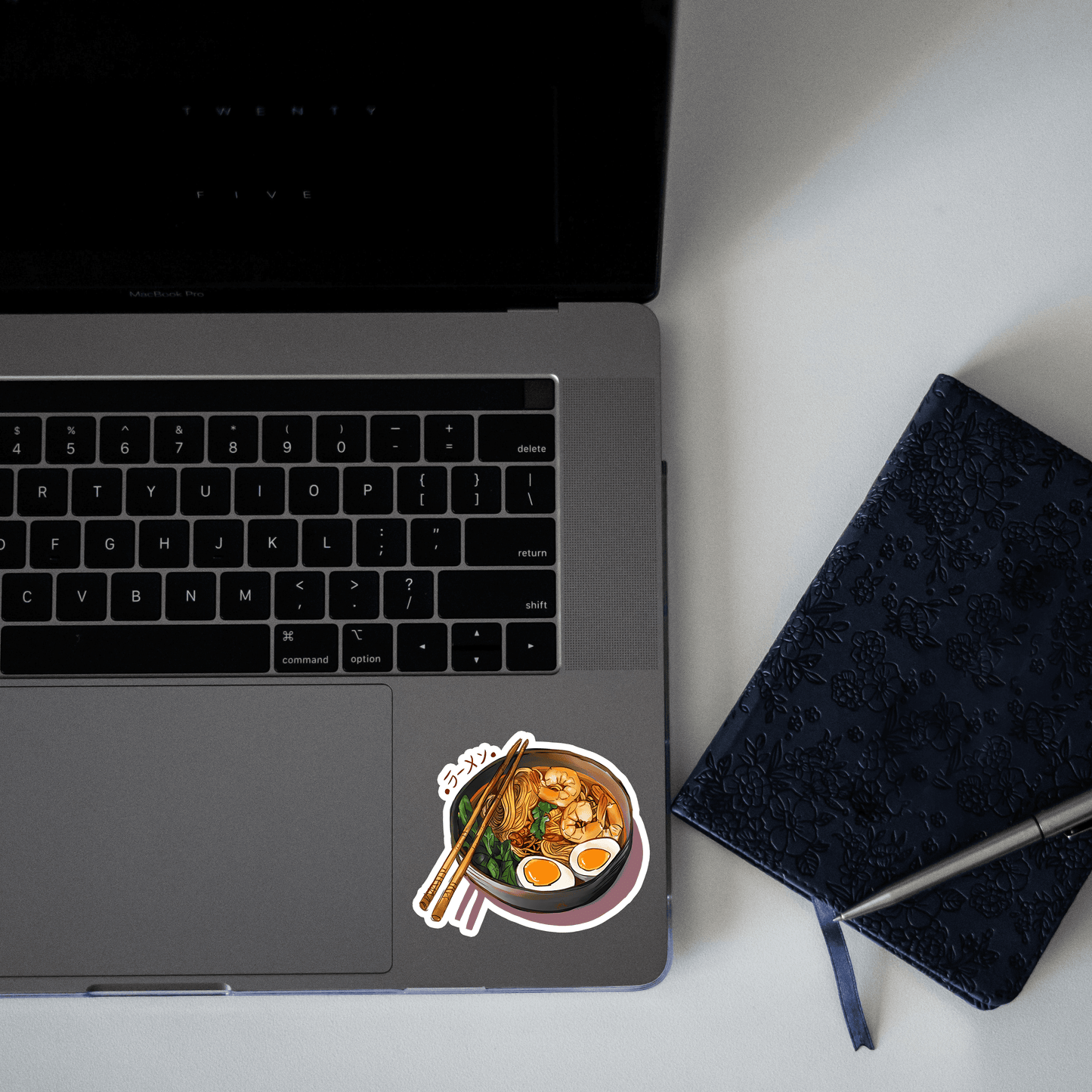 Japanses Ramen Noodles Bowl Sticker - sticckiz.com