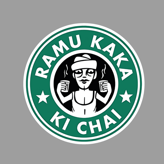 Ramu Kaka ki Chai Sticker - sticckiz.com