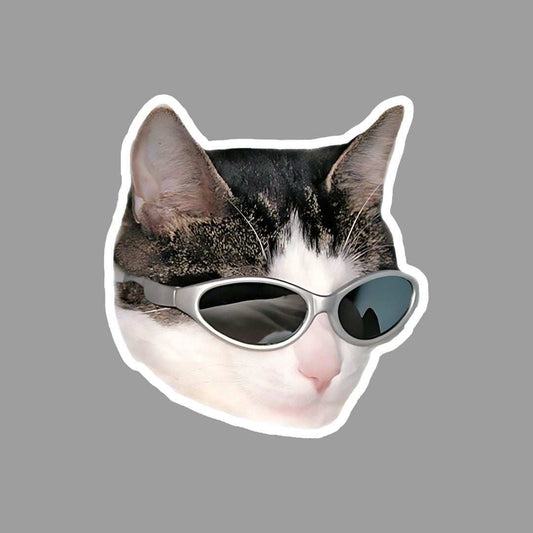 Savage Cat Sticker - sticckiz.com
