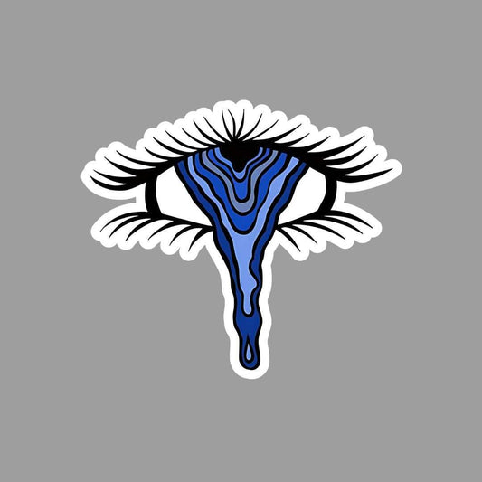 Trippy Eyes Sticker - sticckiz.com