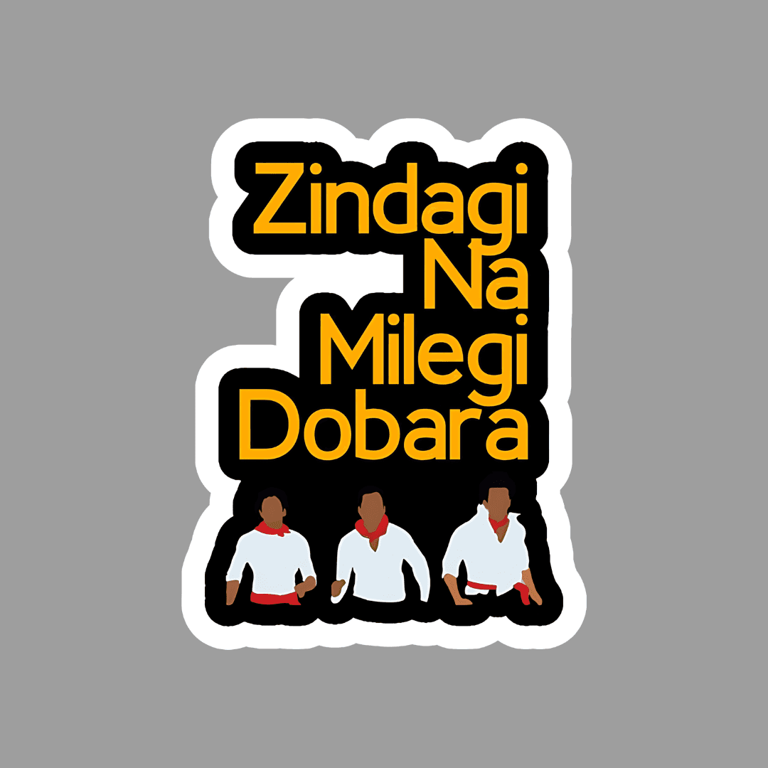 Zindagi na Milegi Dobara Movie Sticker - sticckiz.com