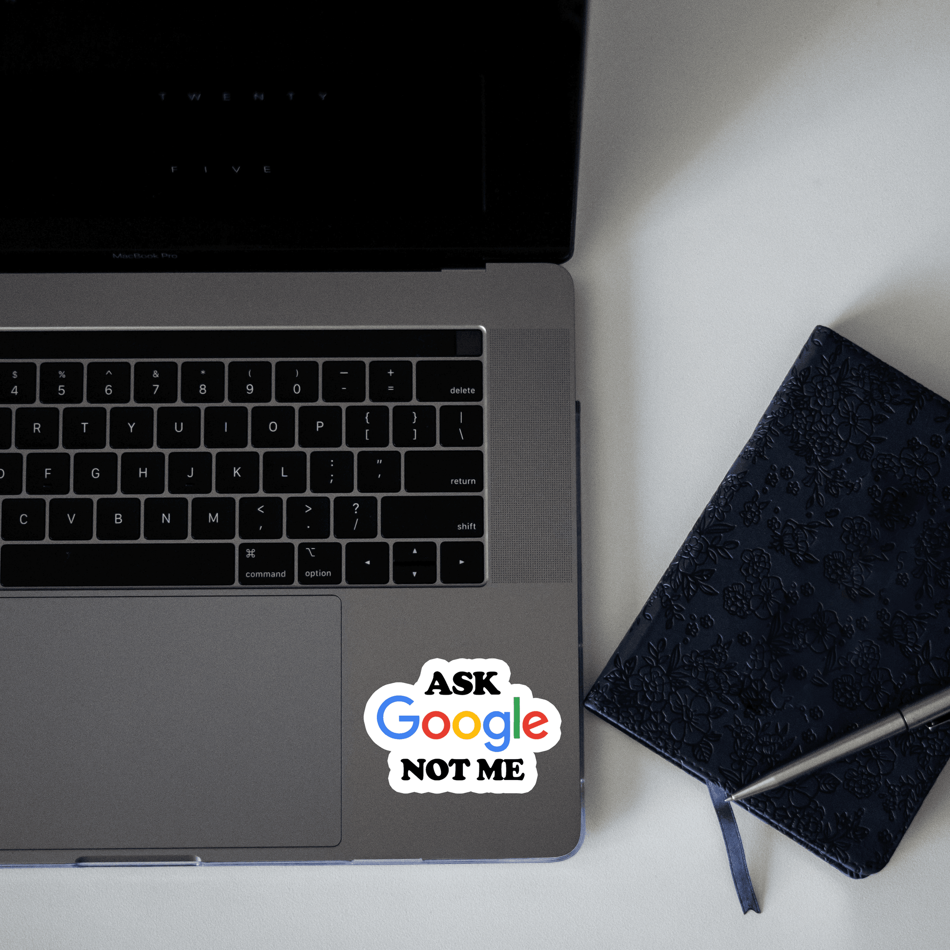 Ask Google not me Sticker - sticckiz.com