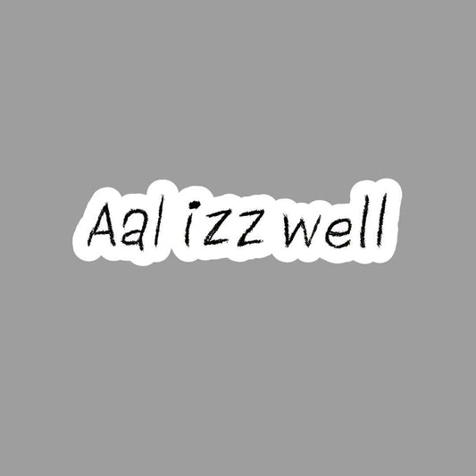All izz well Sticker - sticckiz.com
