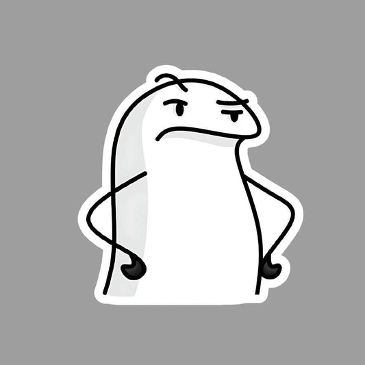 Flork Raising eyes Sticker - sticckiz.com