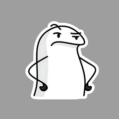 Flork Raising eyes Sticker - sticckiz.com