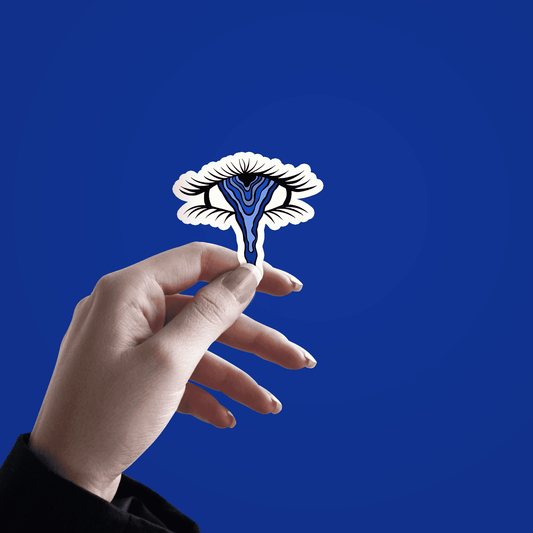 Trippy Eyes Sticker - sticckiz.com