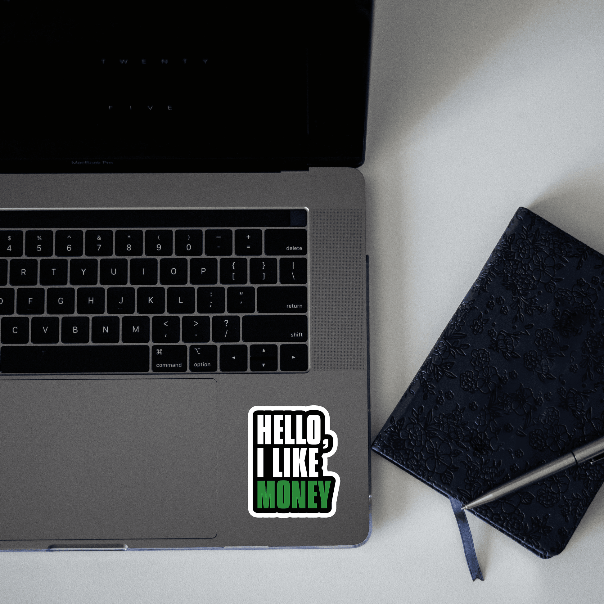 Hello, I Like Money Sticker - sticckiz.com