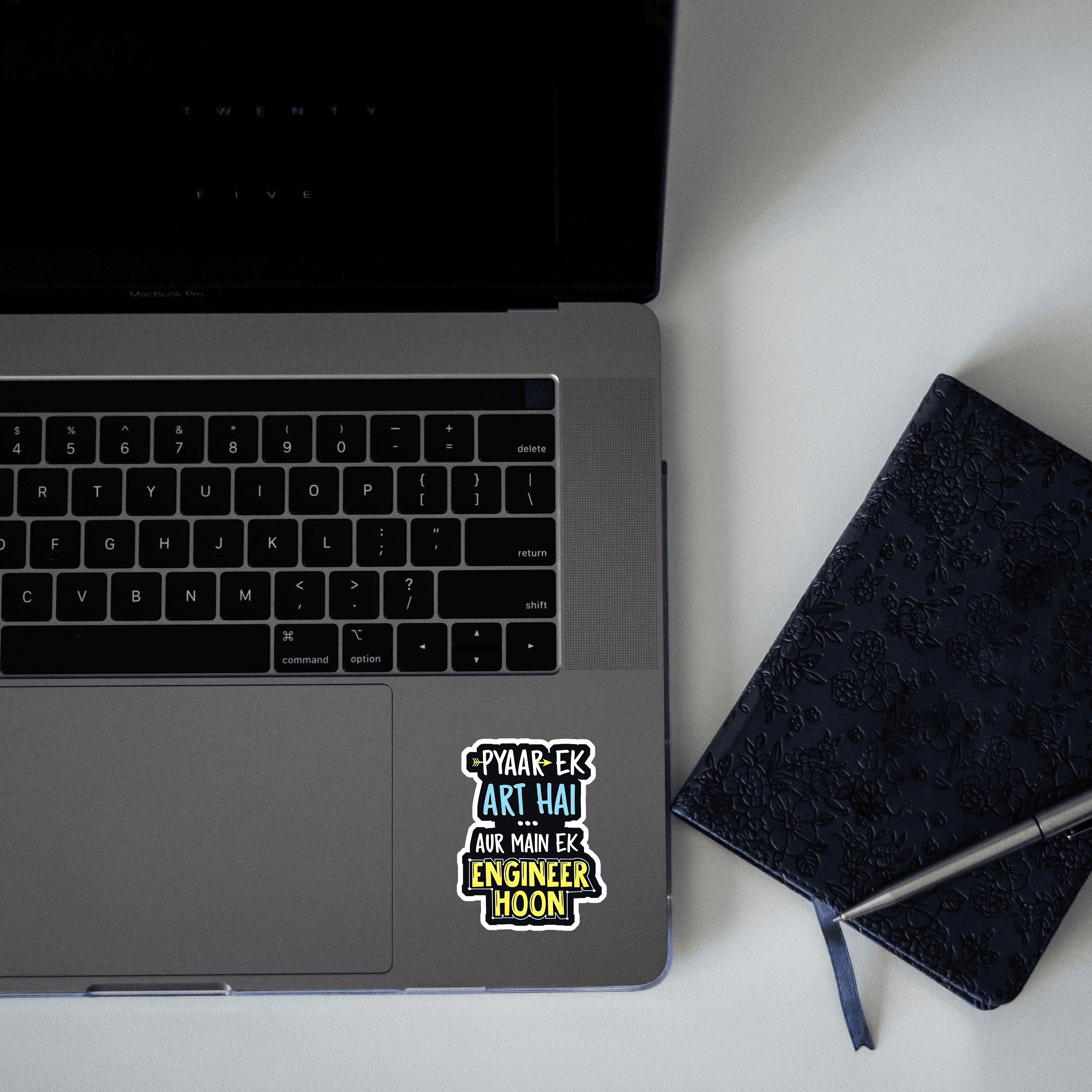 Pyar ek Art hai Aur main ek Engineer Hoon Sticker - sticckiz.com