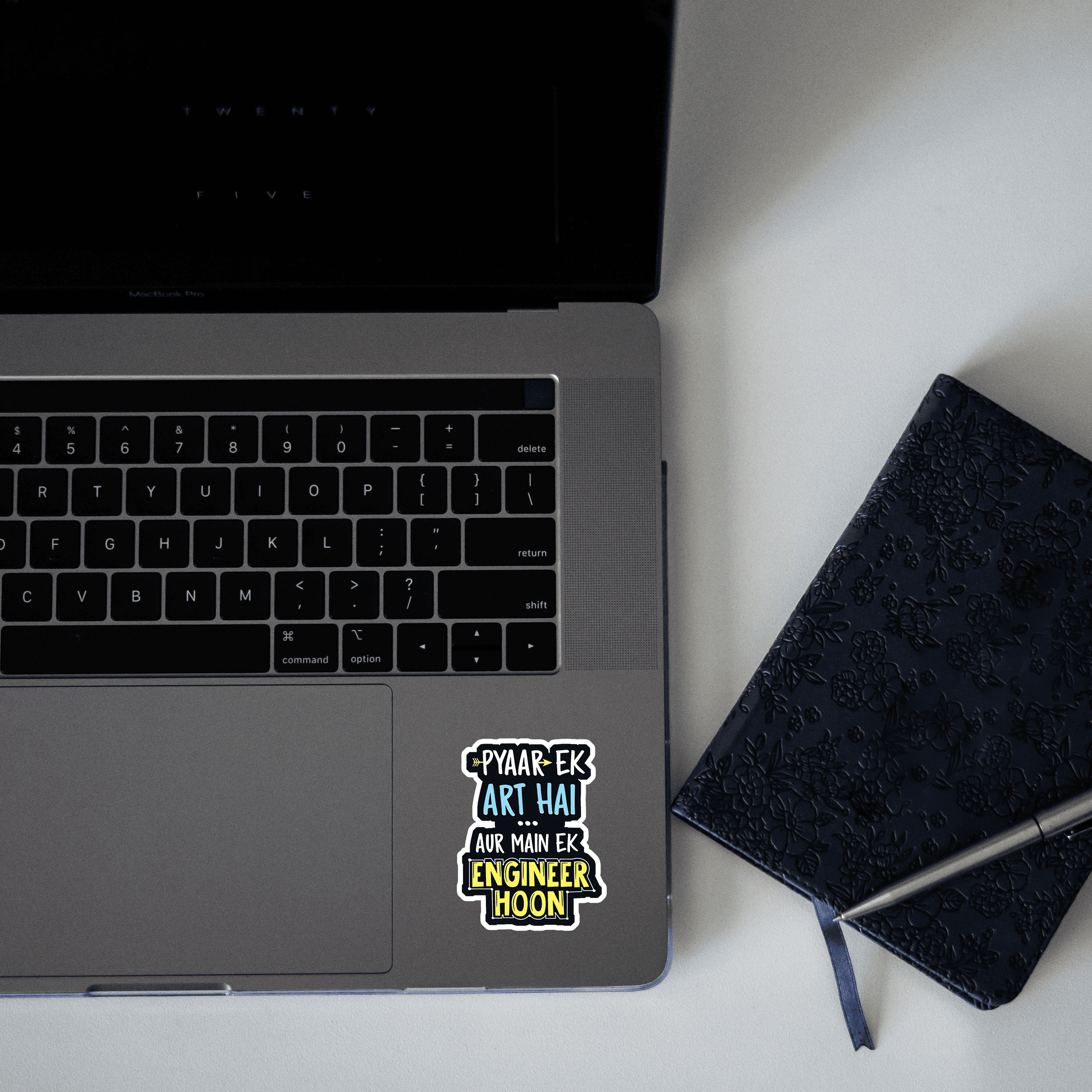 Pyar ek Art hai Aur main ek Engineer Hoon Sticker - sticckiz.com
