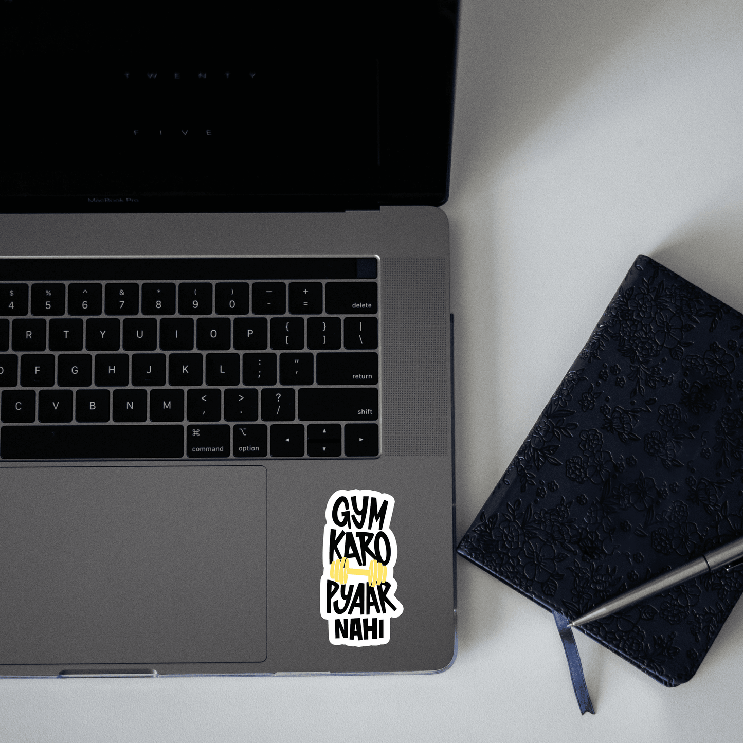 Gym Kro Pyaar Nahi Sticker - sticckiz.com