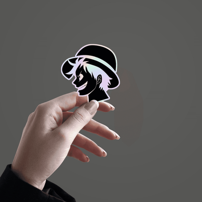 Monkey D. Luffy Holographic Sticker - sticckiz.com