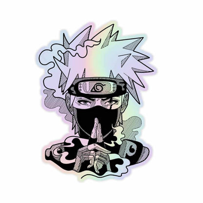 Kakashi Hatake V2 Holographic Sticker - sticckiz.com