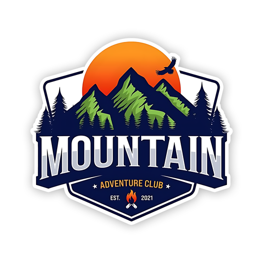 Mountains Sticker