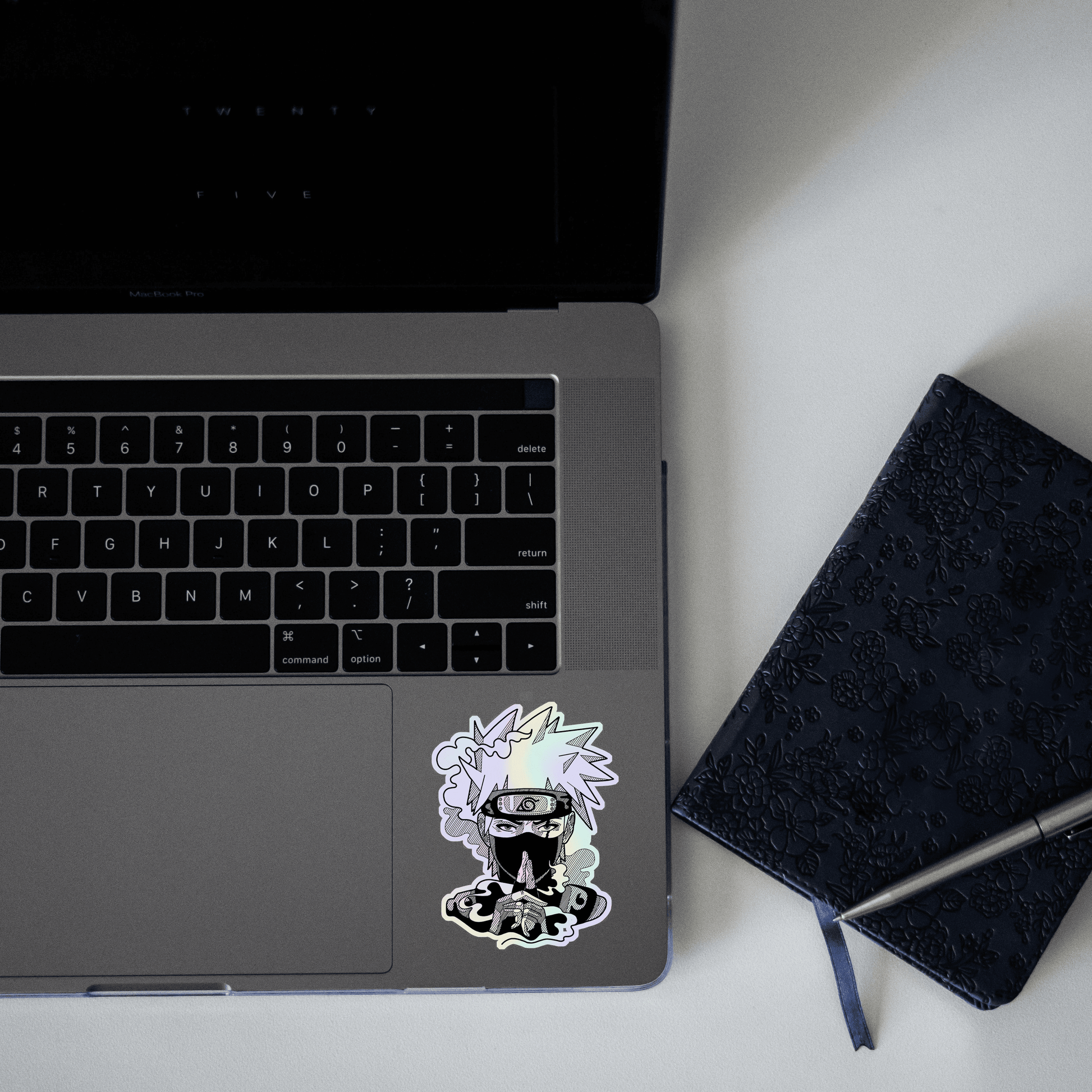 Kakashi Hatake V2 Holographic Sticker - sticckiz.com