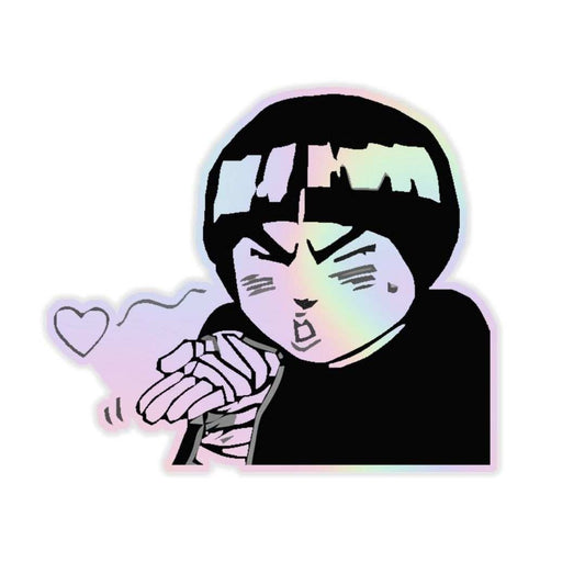 Rock Lee Holographic Sticker - sticckiz.com
